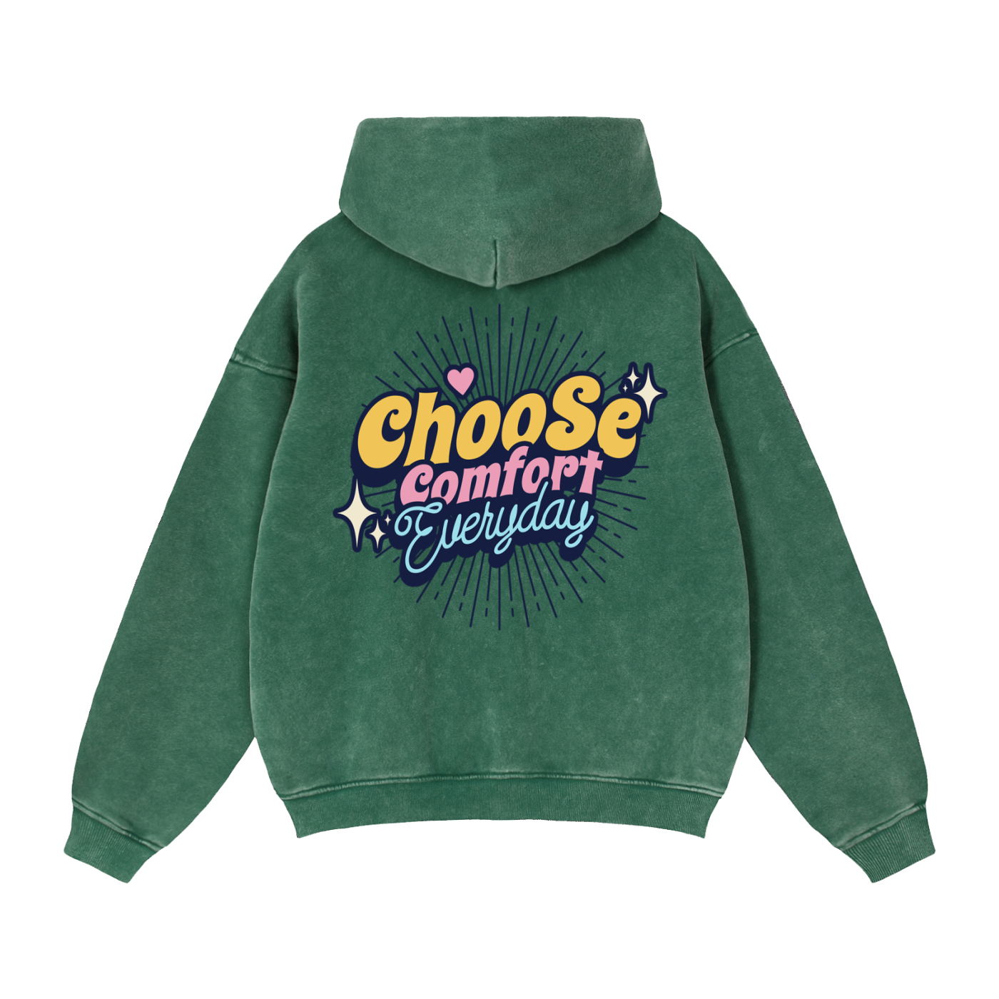 Zip-Through Boxy Fleece Hoodie