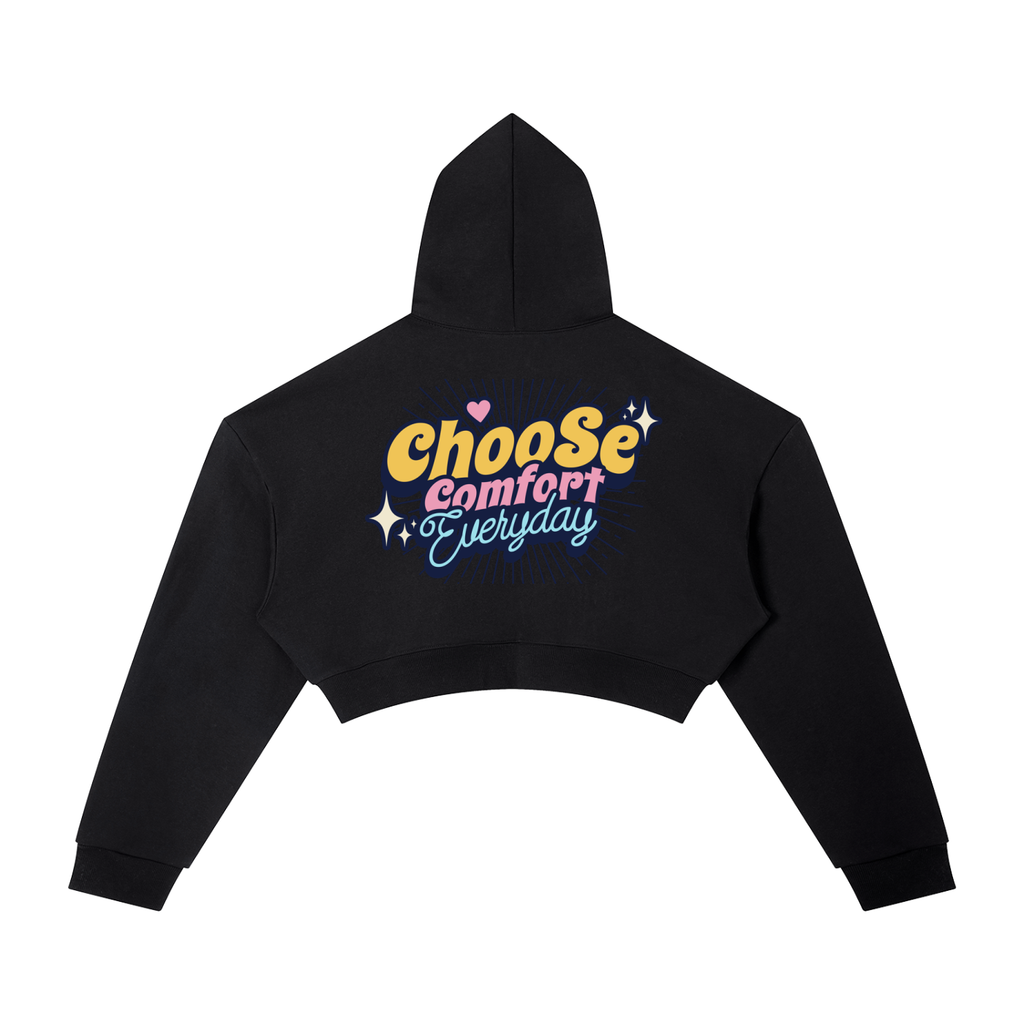 Essential Cropped Hoodie
