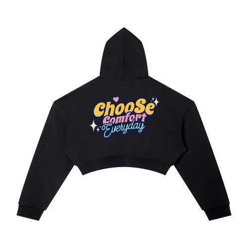 Essential Cropped Hoodie